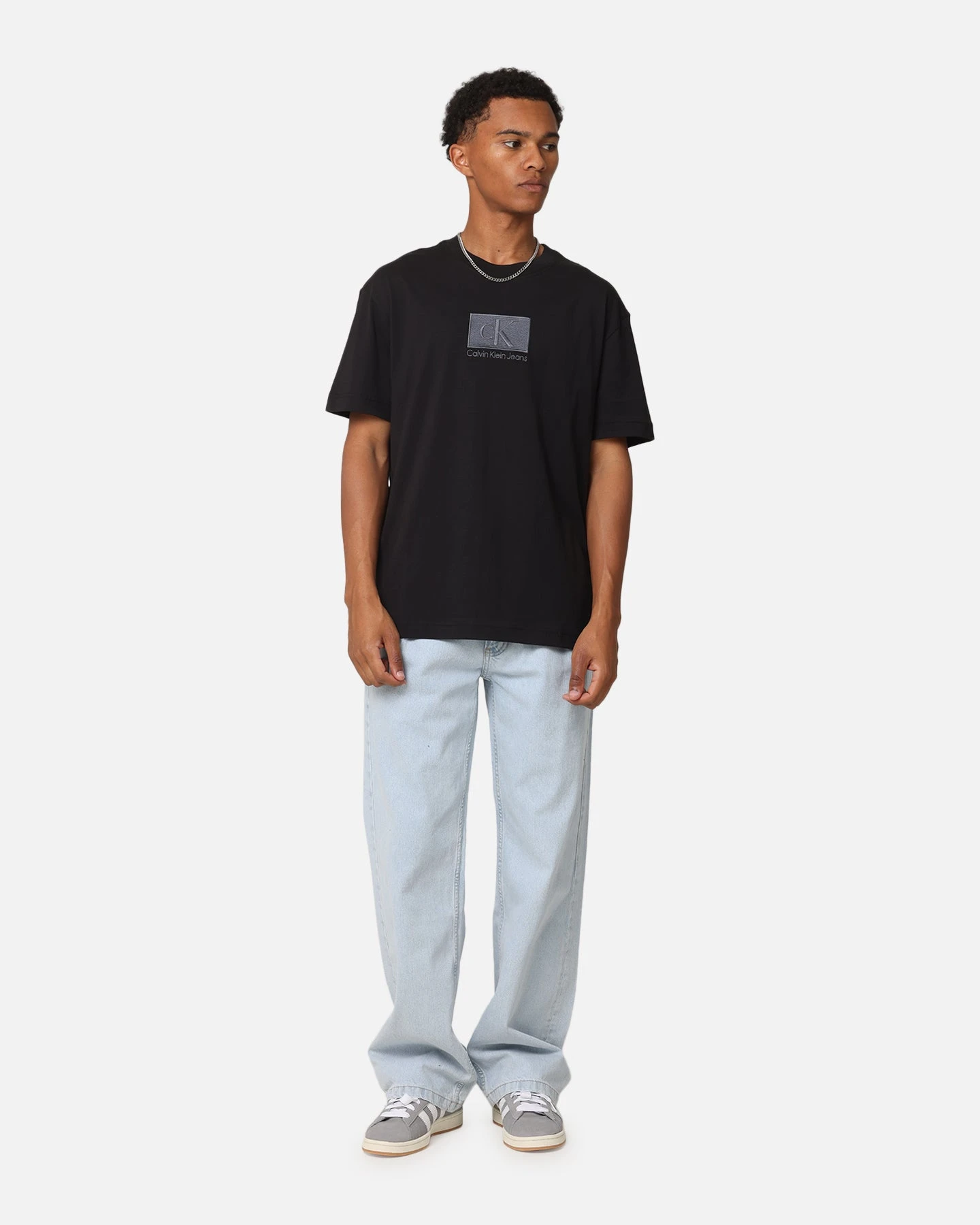 Calvin Klein 90's Loose Pleated Jeans Light Blue 4 Calvin Klein 90's Loose Pleated Jeans Light Blue - Image 2