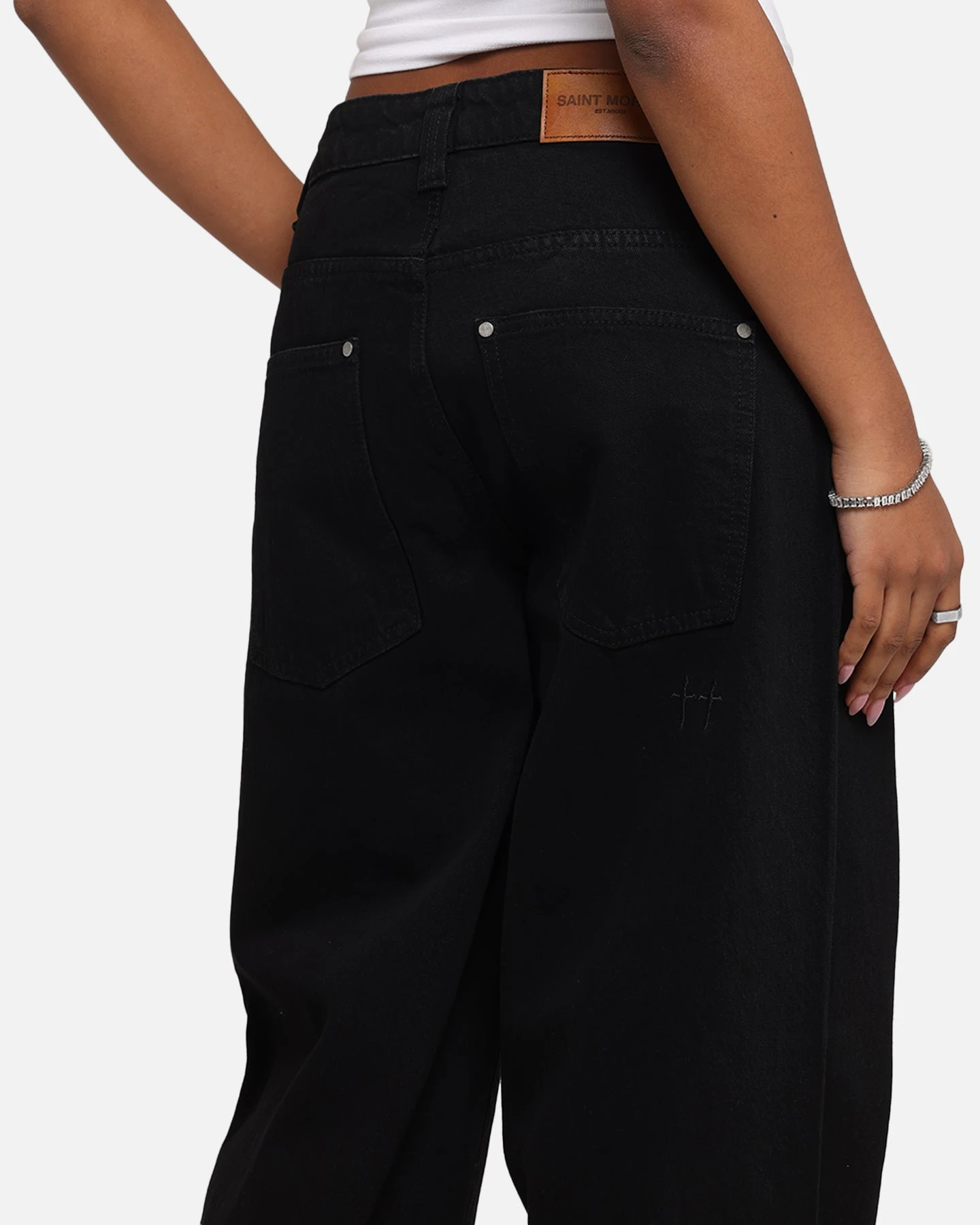 Saint Morta Amplus Jeans Black Stonewash 6 Saint Morta Amplus Jeans Black Stonewash - Image 4