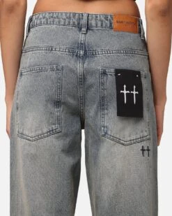 Saint Morta Amplus Jeans Dirty Denim -Culture Kings 03012259 YE234 womens 00080