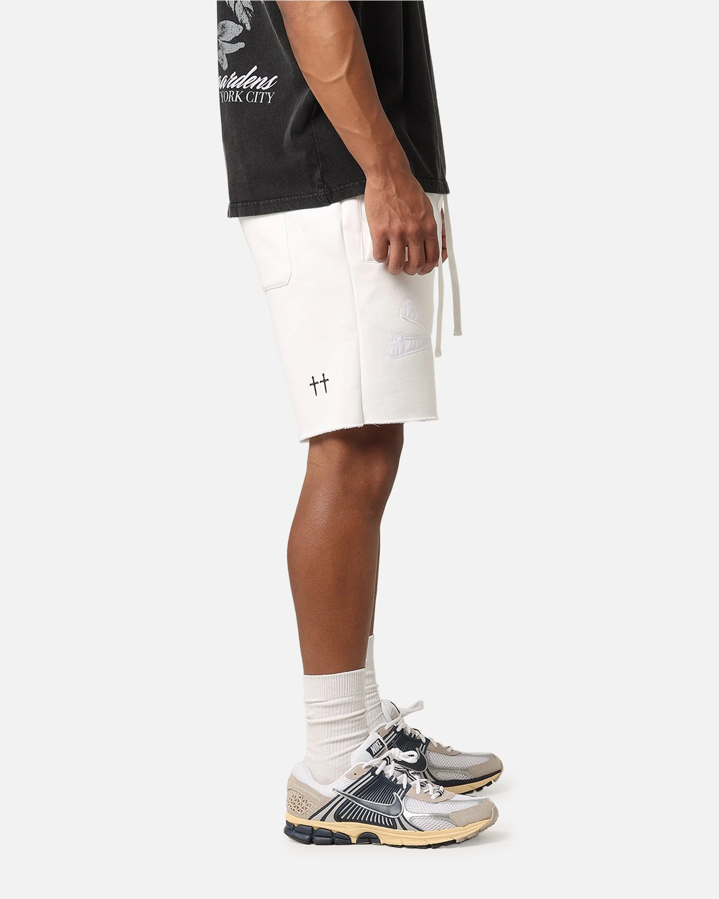 Saint Morta Bxnes Sweat Shorts Off White 7 Saint Morta Bxnes Sweat Shorts Off White - Image 5