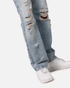 Ksubi Hazlow Nu Heritage Trashed Denim Jeans Denim 12 Ksubi Hazlow Nu Heritage Trashed Denim Jeans Denim -Culture Kings 03012322 YD300 mens 0030