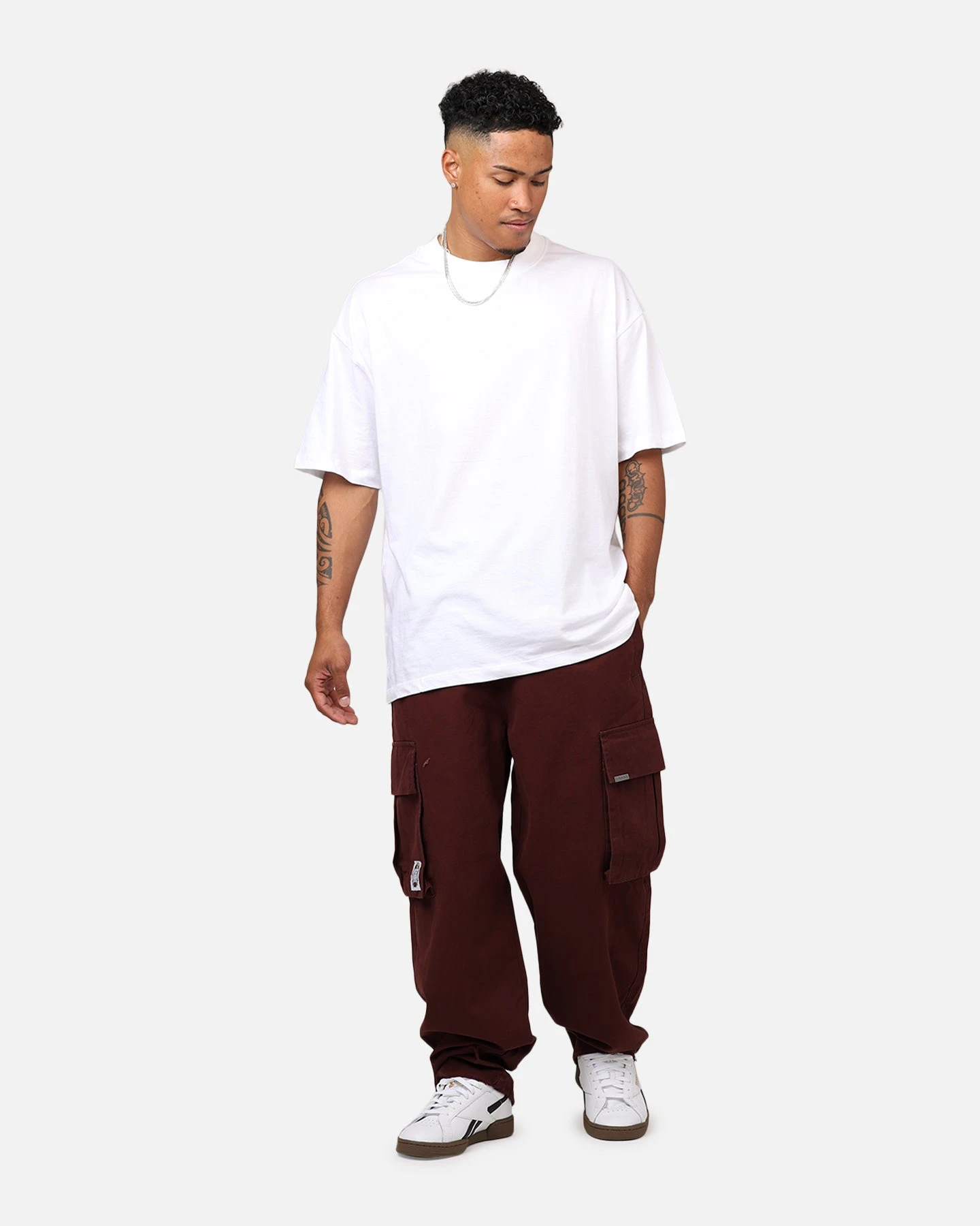 Carre Canvas Superior Cargo Joggers Maroon 4 Carre Canvas Superior Cargo Joggers Maroon - Image 2