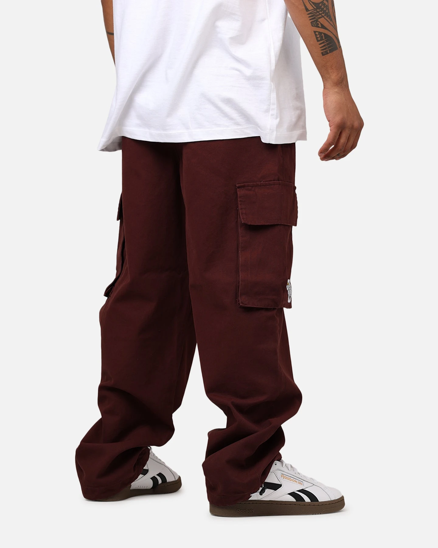 Carre Canvas Superior Cargo Joggers Maroon 5 Carre Canvas Superior Cargo Joggers Maroon - Image 3