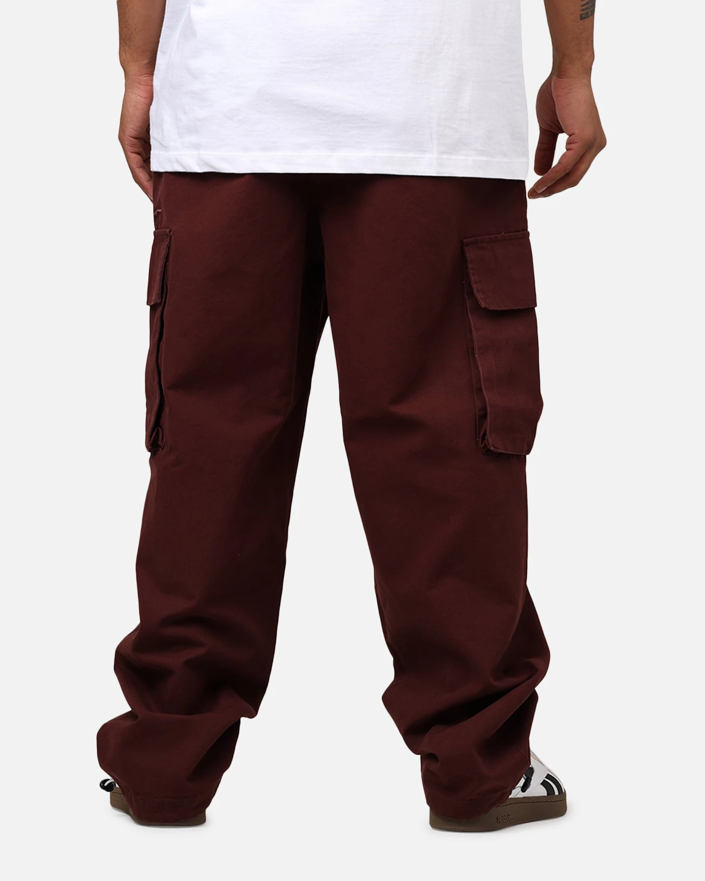 Carre Canvas Superior Cargo Joggers Maroon 7 Carre Canvas Superior Cargo Joggers Maroon - Image 5