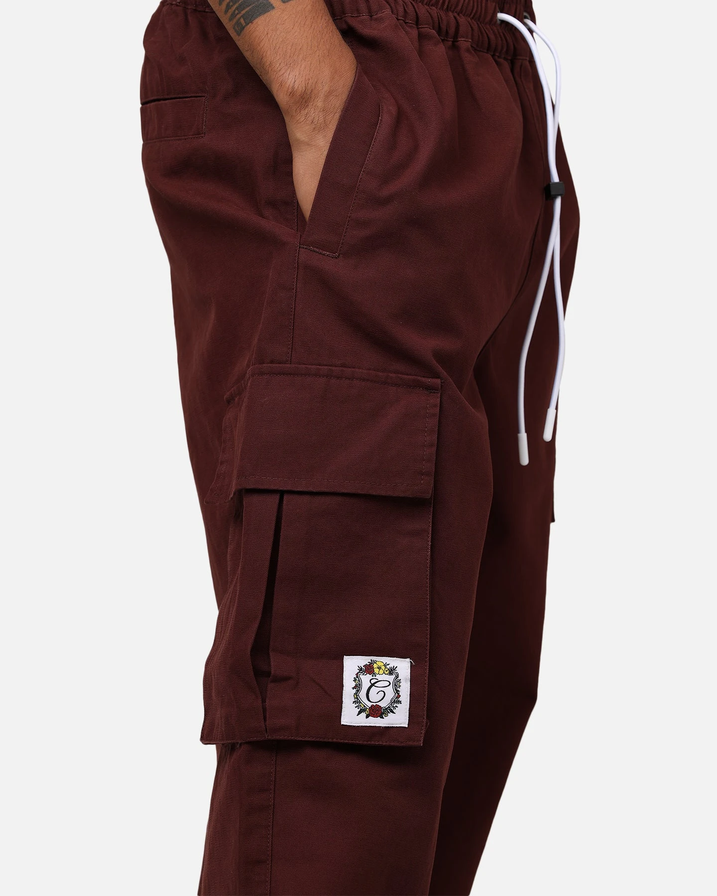 Carre Canvas Superior Cargo Joggers Maroon 9 Carre Canvas Superior Cargo Joggers Maroon - Image 7