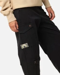 Carre Quality Cargo Jogger Washed Black -Culture Kings 03012343 YW607 womens 00030