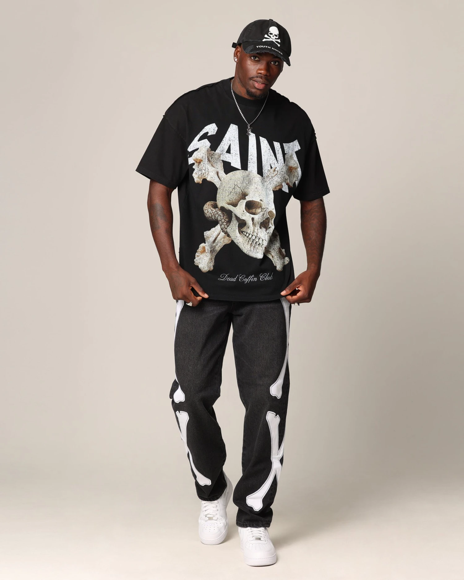 Saint Morta Bxnes Psykhe Jeans Black Shadow 4 Saint Morta Bxnes Psykhe Jeans Black Shadow - Image 2