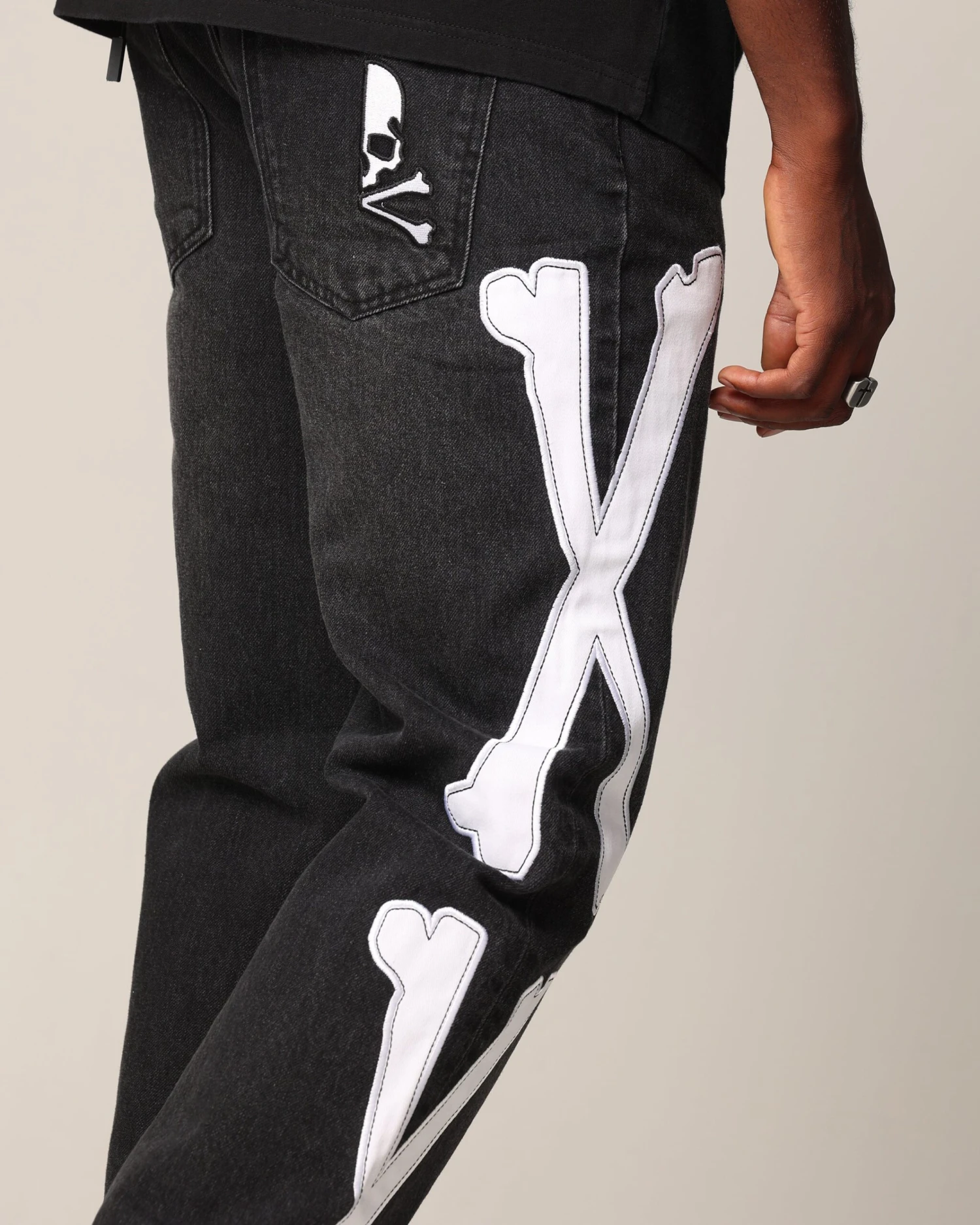 Saint Morta Bxnes Psykhe Jeans Black Shadow 5 Saint Morta Bxnes Psykhe Jeans Black Shadow - Image 3