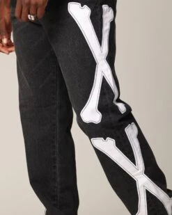 Saint Morta Bxnes Psykhe Jeans Black Shadow 14 Saint Morta Bxnes Psykhe Jeans Black Shadow -Culture Kings 03012451 YB427 mens 0000040