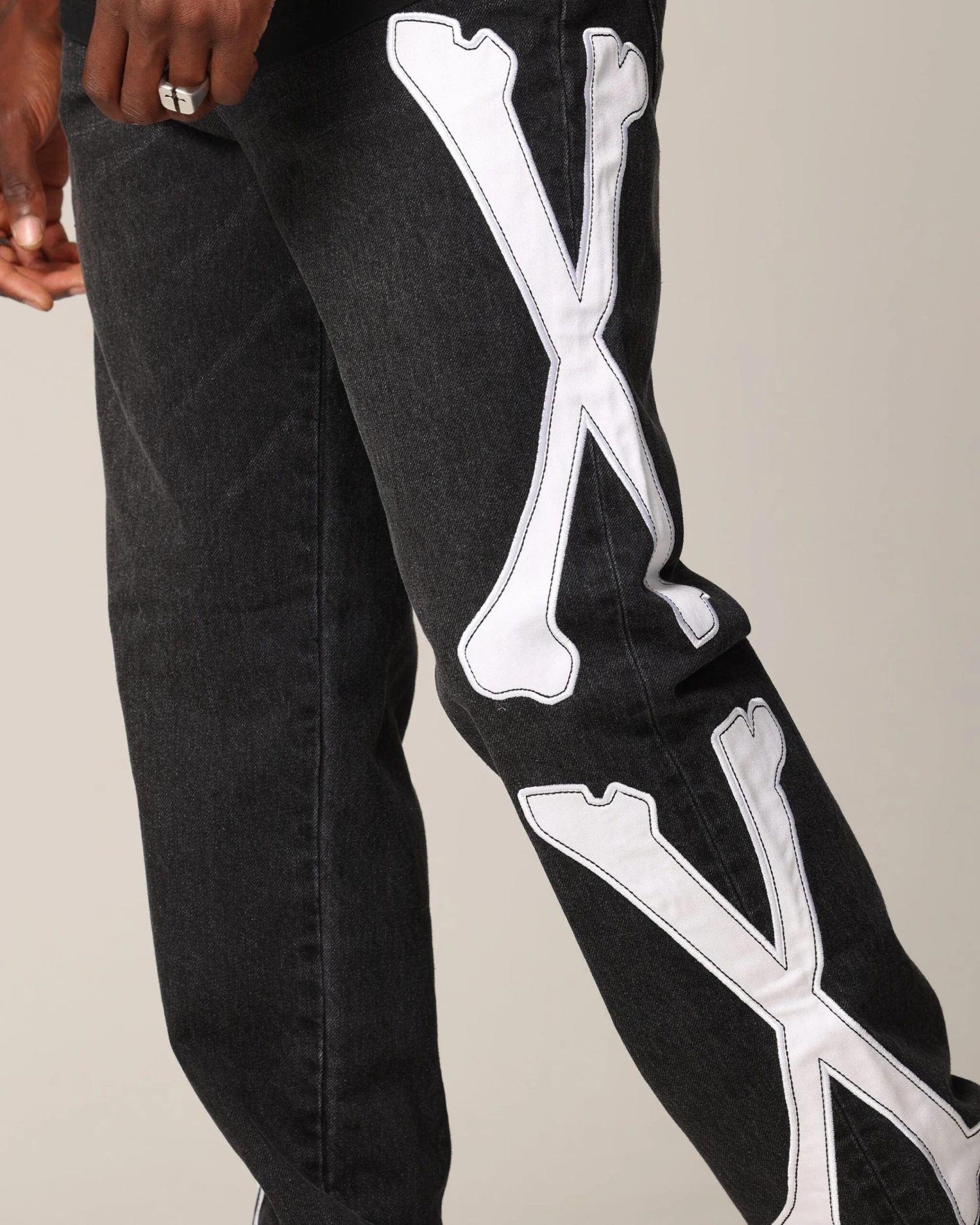 Saint Morta Bxnes Psykhe Jeans Black Shadow 6 Saint Morta Bxnes Psykhe Jeans Black Shadow - Image 4