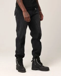 Saint Morta Psykhe Asscher Jeans Black Wash -Culture Kings 03012504 YB295 mens 000050