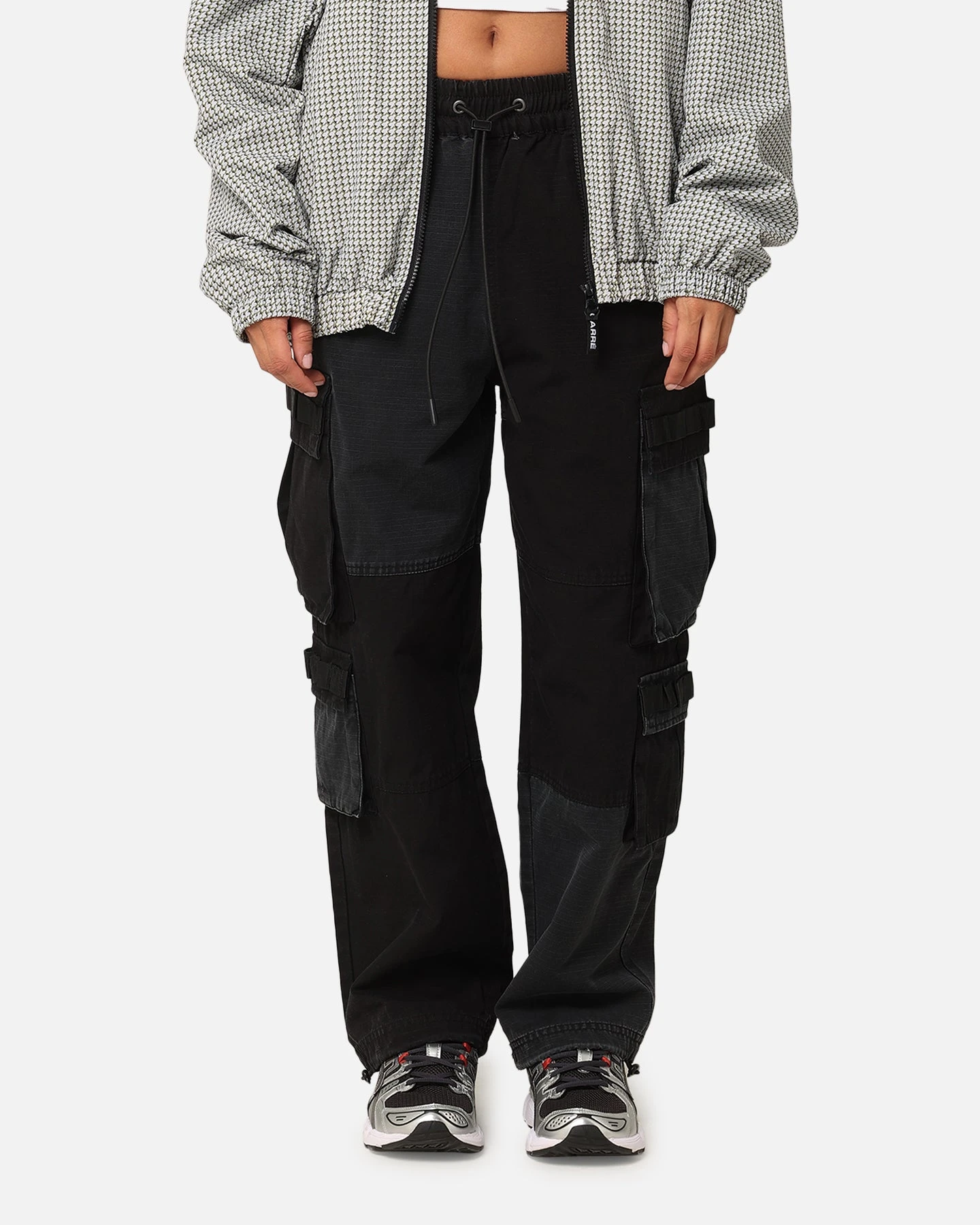 Carre Boonie Panel Cargo Jogger Black 3 Carre Boonie Panel Cargo Jogger Black