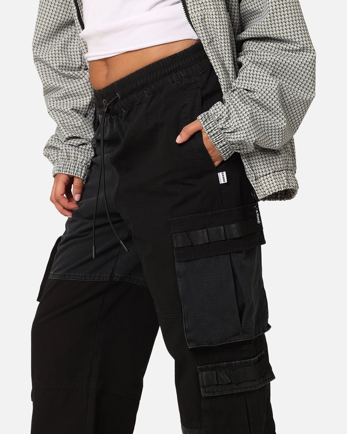 Carre Boonie Panel Cargo Jogger Black 6 Carre Boonie Panel Cargo Jogger Black - Image 4