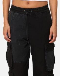 Carre Boonie Panel Cargo Jogger Black 17 Carre Boonie Panel Cargo Jogger Black -Culture Kings 03012508 YB001 womens 00080