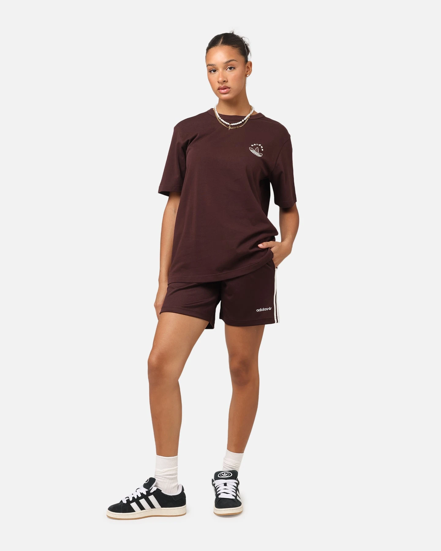 Adidas Football Shorts Brown 4 Adidas Football Shorts Brown - Image 2
