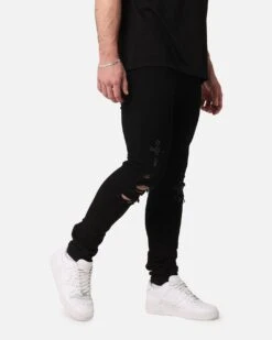 Saint Morta Crossfire Jeans Black -Culture Kings 03012522 YB001 mens 00050