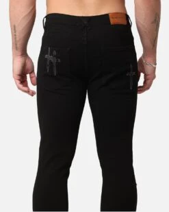 Saint Morta Crossfire Jeans Black -Culture Kings 03012522 YB001 mens 00080