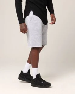 Saint Morta Baggy 90's Sweat Shorts Light Grey Marl 14 Saint Morta Baggy 90's Sweat Shorts Light Grey Marl -Culture Kings 03012589 YL264 mens 000050