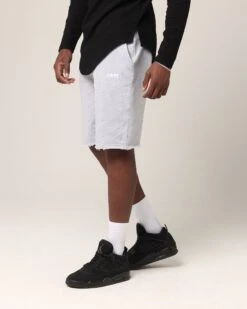 Saint Morta Baggy 90's Sweat Shorts Light Grey Marl 15 Saint Morta Baggy 90's Sweat Shorts Light Grey Marl -Culture Kings 03012589 YL264 mens 000060