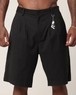 Saint Morta Baggy Trouser Shorts Black 16 Saint Morta Baggy Trouser Shorts Black -Culture Kings 03012598 YB001 mens 000070