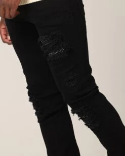 Saint Morta Bling Summum Jeans Black -Culture Kings 03012599 YB001 mens 000050