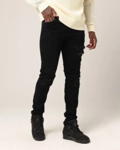 Saint Morta Bling Summum Jeans Black -Culture Kings 03012599 YB001 mens 000060