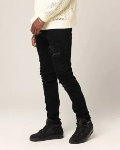Saint Morta Bling Summum Jeans Black -Culture Kings 03012599 YB001 mens 000070