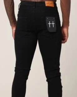 Saint Morta Bling Summum Jeans Black -Culture Kings 03012599 YB001 mens 000090