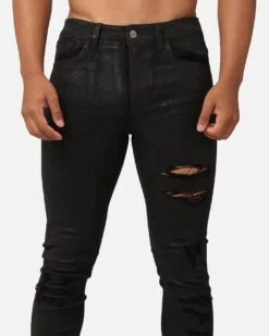Saint Morta Wax Destroy Dynasty Jeans Black 16 Saint Morta Wax Destroy Dynasty Jeans Black -Culture Kings 03012601 YB001 mens 00070
