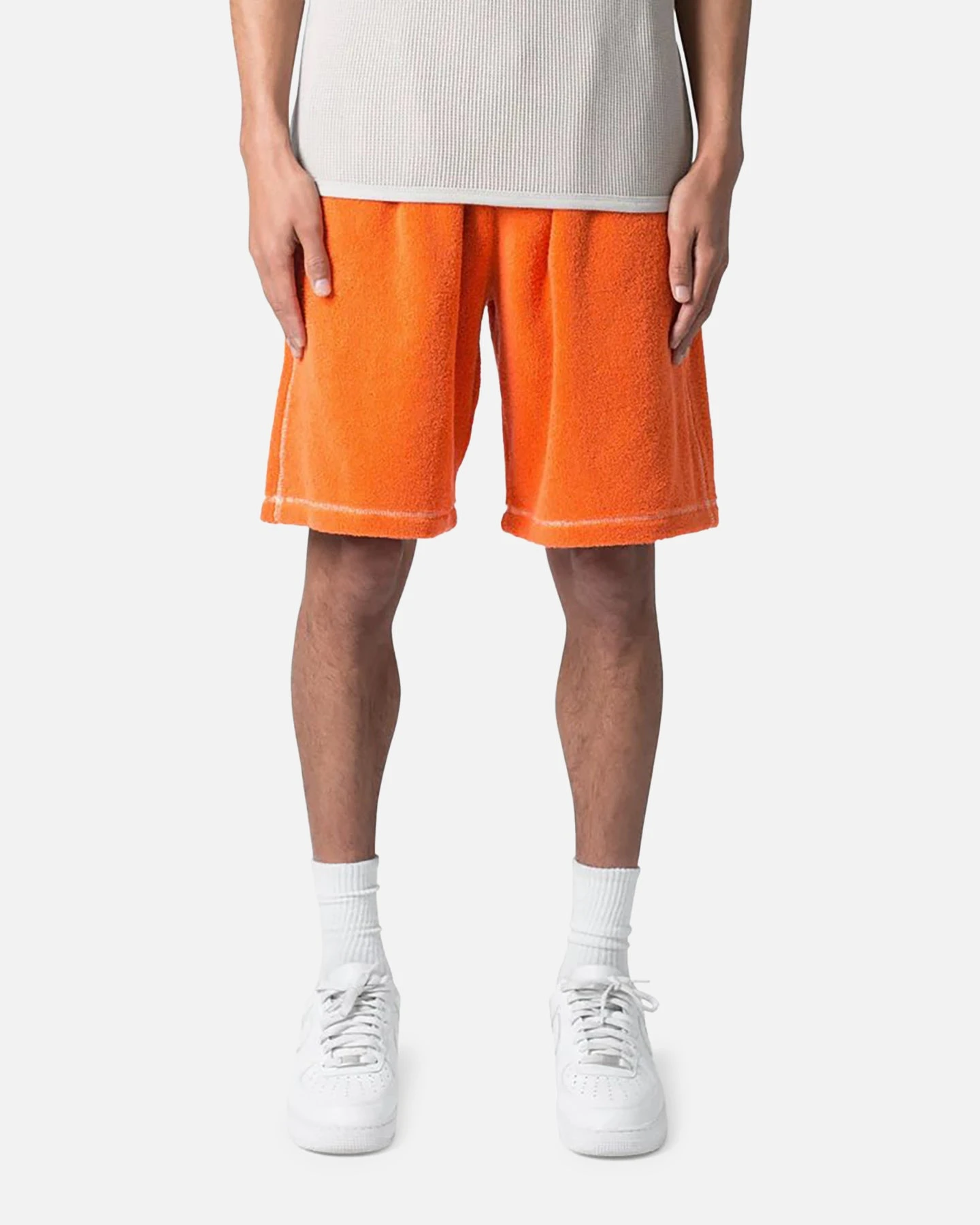 MNML Terry Cloth Shorts Orange 3 MNML Terry Cloth Shorts Orange
