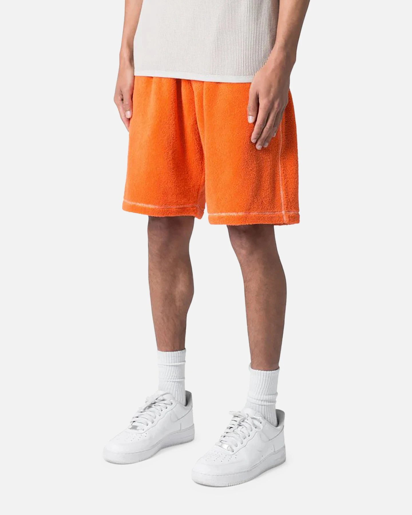 MNML Terry Cloth Shorts Orange 4 MNML Terry Cloth Shorts Orange - Image 2