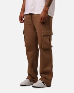 Carre Baggy Cargo Sweatpants Brown -Culture Kings 03012676 YX300 mens 0040