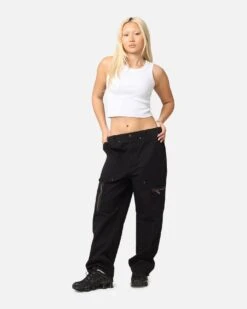 Carre Zip Cargo Pant Black 12 Carre Zip Cargo Pant Black -Culture Kings 03012689 YB001 womens 00020