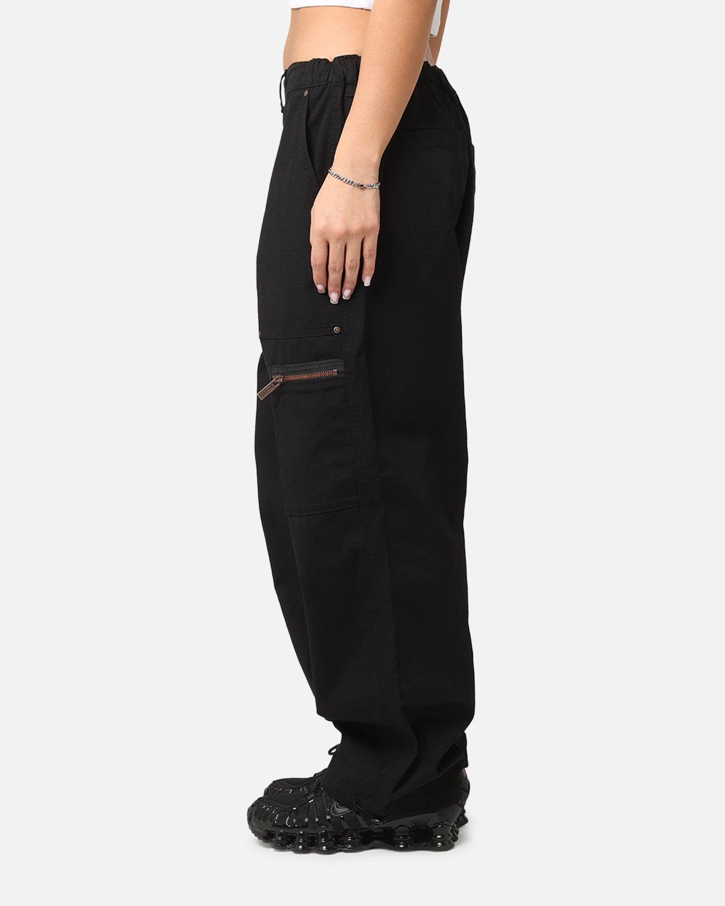 Carre Zip Cargo Pant Black 6 Carre Zip Cargo Pant Black - Image 4