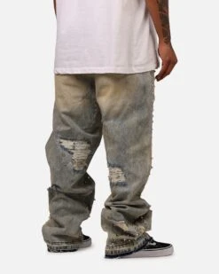 MNML Ultra Baggy Emo Denim Jeans Blue -Culture Kings 03012719 YX001 mens 0030