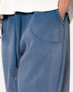 MNML West Double Knee Sweatpants Blue -Culture Kings 03012801 YX001 mens 0050