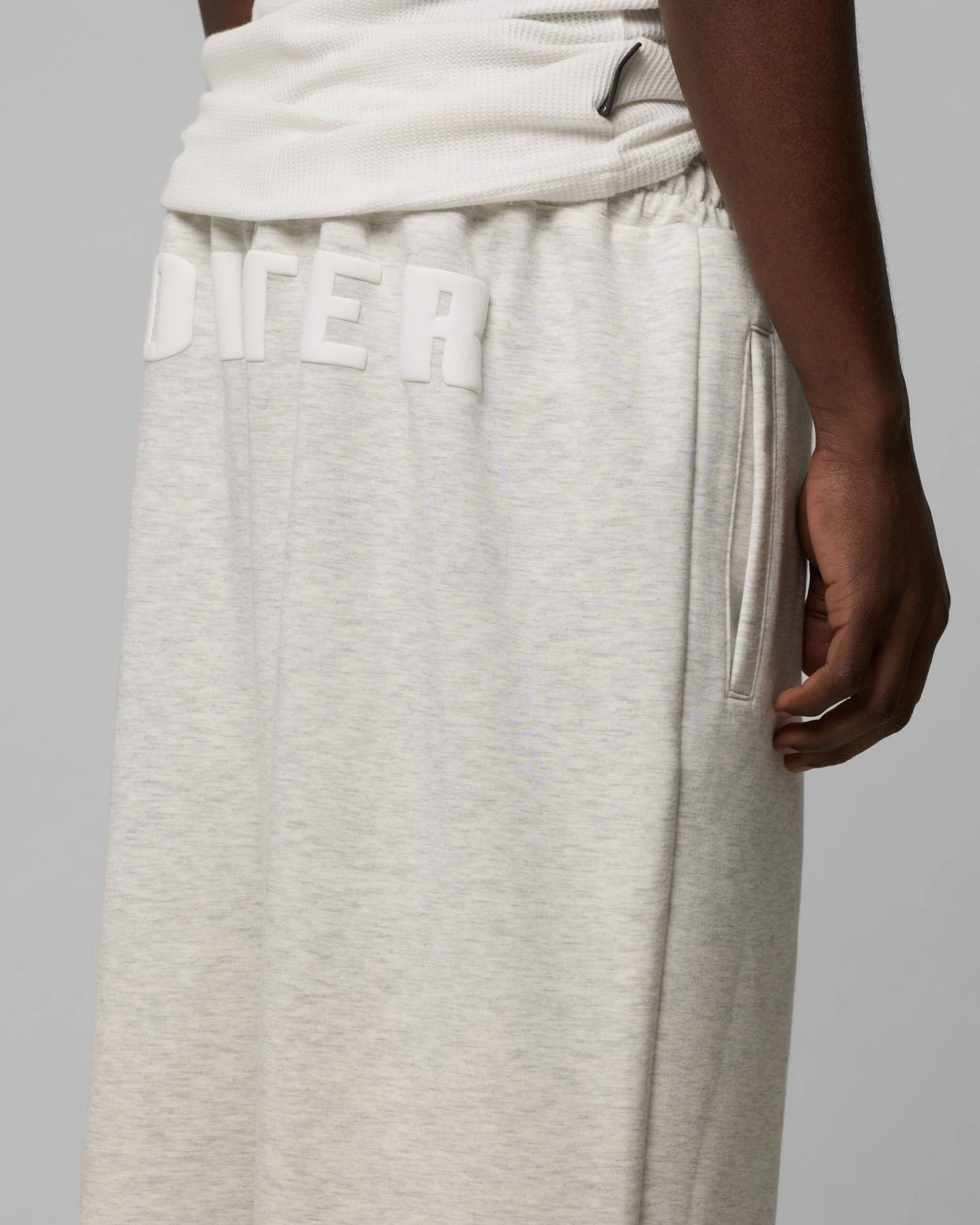 Loiter Sandevistan Track Pants Grey Marle 5 Loiter Sandevistan Track Pants Grey Marle - Image 3