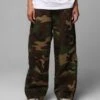 Loiter Collateral Baggy Jeans Woodland Camo -Culture Kings 03012908 YC040 womens 00010