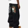 Ed Hardy Wide Leg Skull Jeans Black -Culture Kings 03012993 YB001 mens 00010
