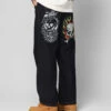 Ed Hardy Wide Leg Skull Jeans Dark Indigo -Culture Kings 03012993 YD033 mens 00010 5aa3ef30 d52c 4fc0 ba52 3c8e9e17d416