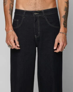 Ed Hardy Wide Leg Skull Jeans Dark Indigo -Culture Kings 03012993 YD033 mens 00060 46c6833a 0e7a 462a a7cb 24569f856e53