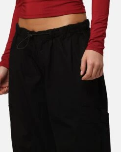XXIII Cord Tie Cargo Pants Black -Culture Kings 03013015 YB001 womens 00030