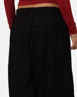 XXIII Cord Tie Cargo Pants Black -Culture Kings 03013015 YB001 womens 00040