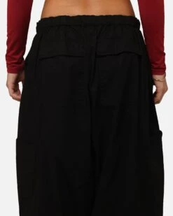 XXIII Cord Tie Cargo Pants Black -Culture Kings 03013015 YB001 womens 00080