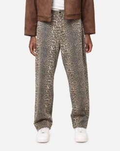 XXIII Leopard Baggy Jeans Leopard