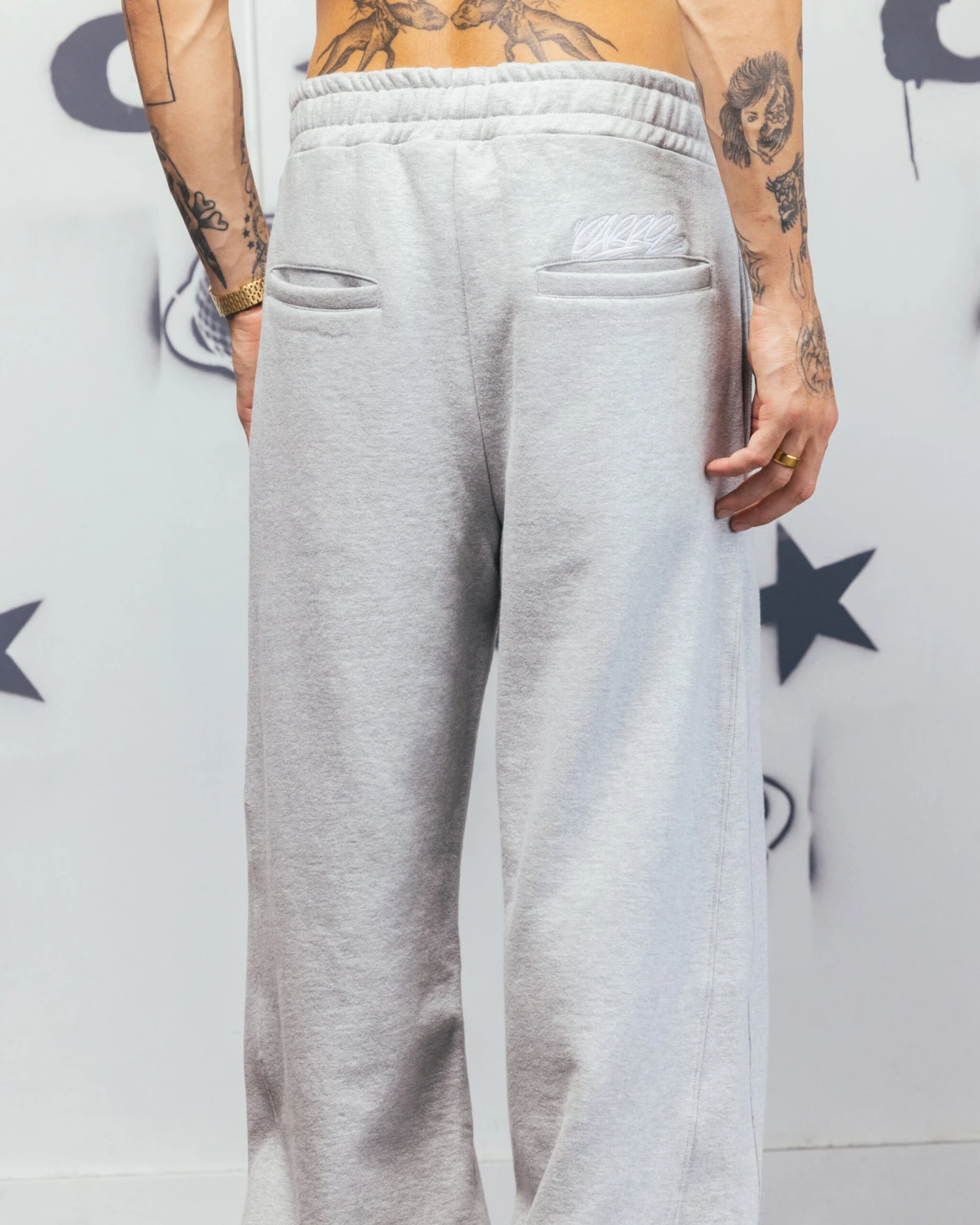 Carre Grit Trackpants Grey Marle 10 Carre Grit Trackpants Grey Marle - Image 8