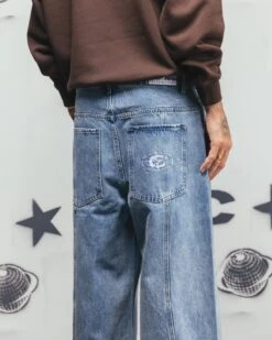 Carre Outlaw Baggy Jeans Light Blue Wash -Culture Kings 03013050 YL219 mens 00000030