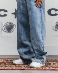 Carre Outlaw Baggy Jeans Light Blue Wash -Culture Kings 03013050 YL219 mens 00000040