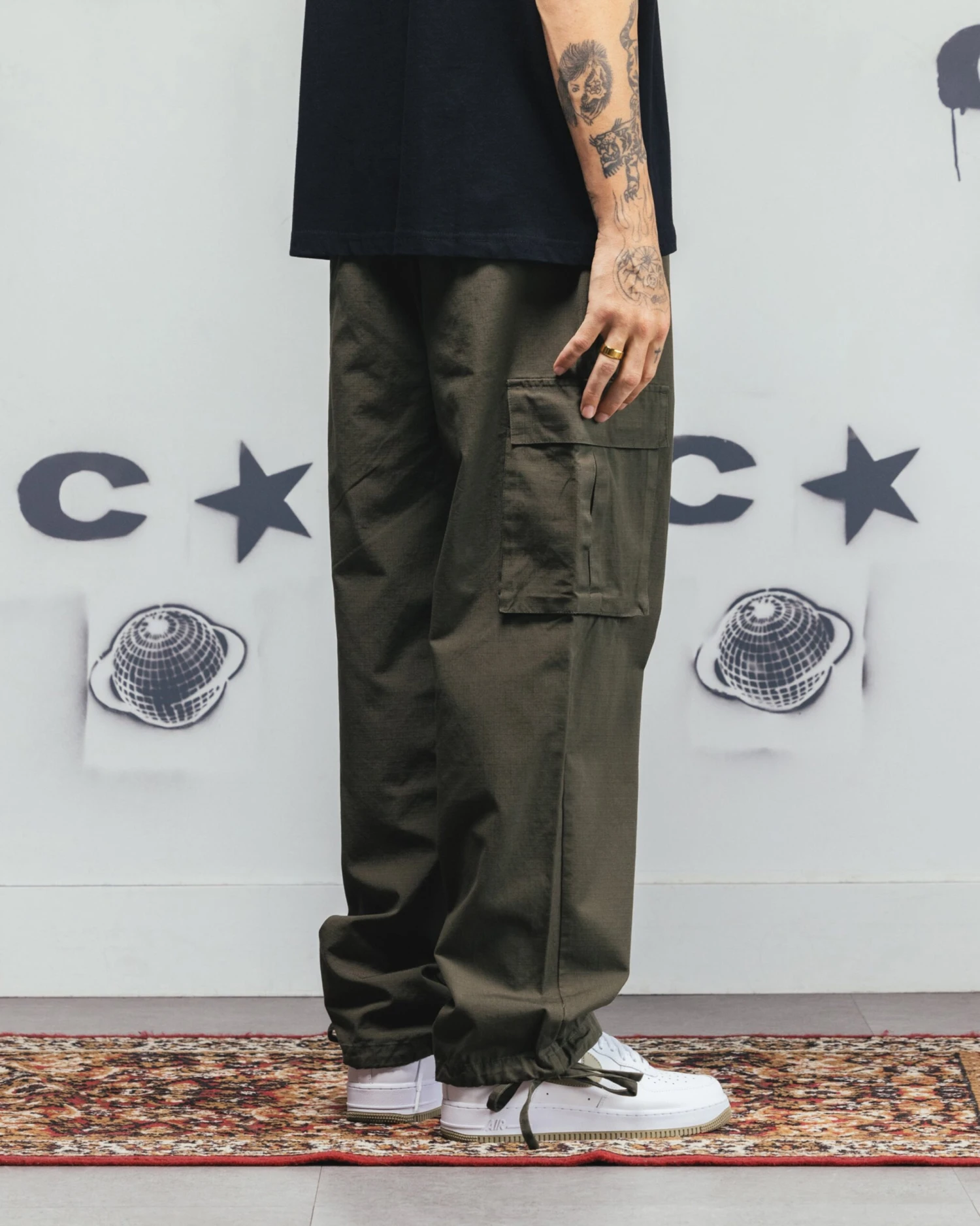 Carre Universal Cargo Joggers Khaki 8 Carre Universal Cargo Joggers Khaki - Image 6