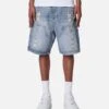 MNML Double Western Jewel Denim Shorts Blue -Culture Kings 03013109 YX001 mens 00010